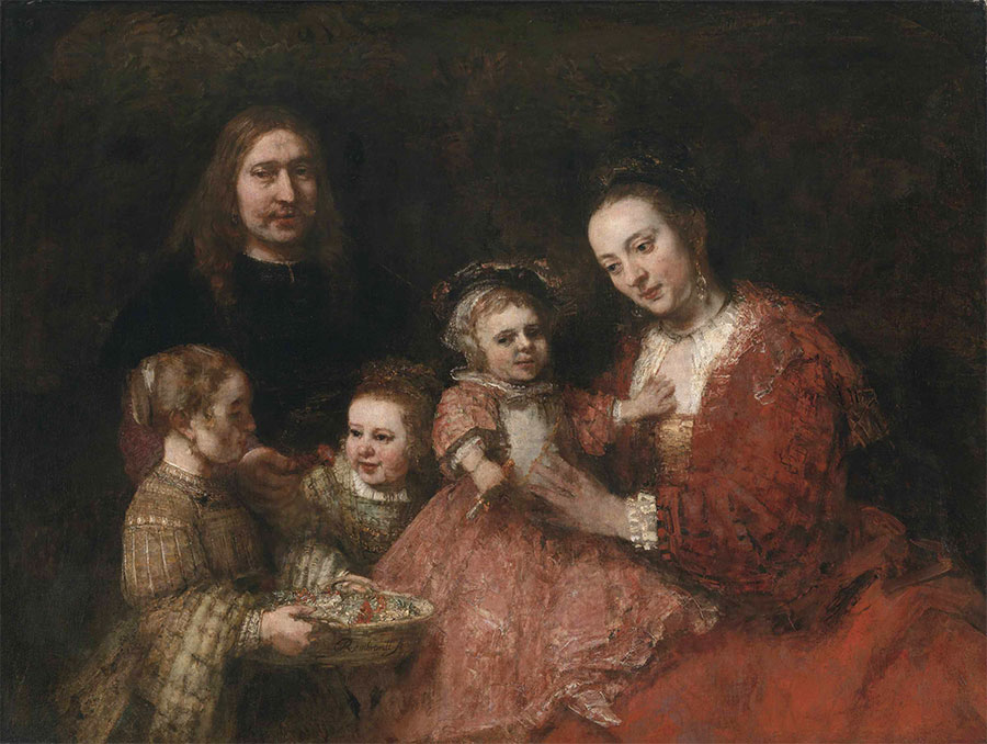 Rembrandt - Retrato de familia 